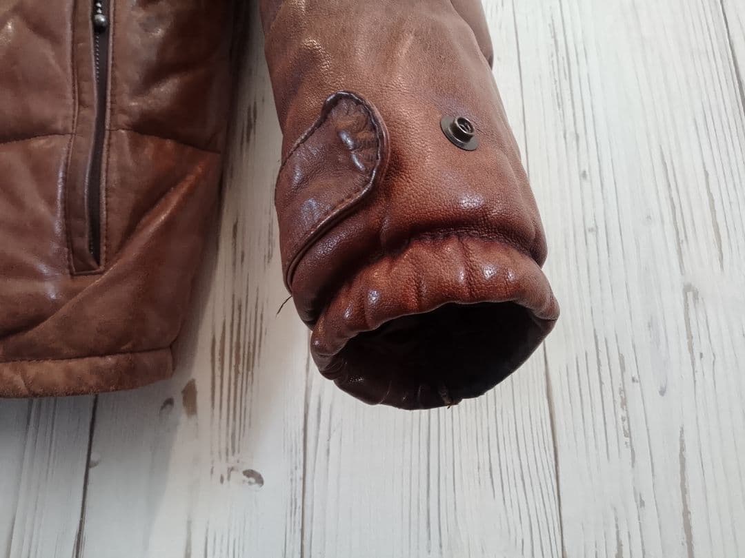 glamb レザーダウンジャケット