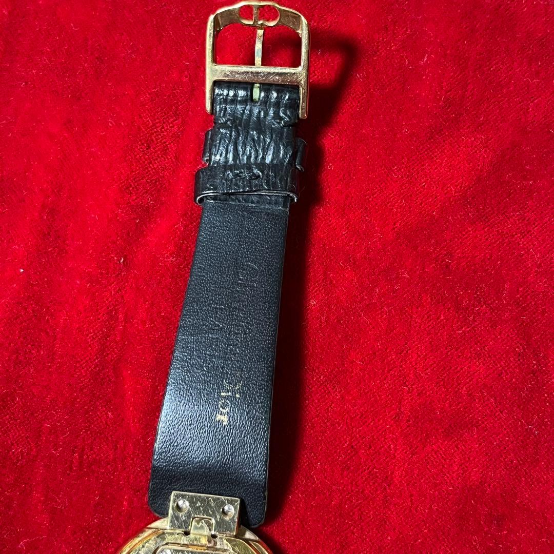 美品　箱付 稼働品　クリスチャンディオール バギラ 47-153ブラック　腕時計