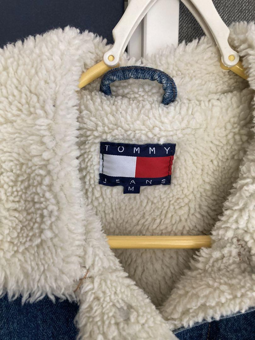 値下げ！ JEANS デニムジャケット　ボア　アウター　完売品　レア品 値下げ！TOMMY JEANS デニムジャケット ボア アウター 完売品