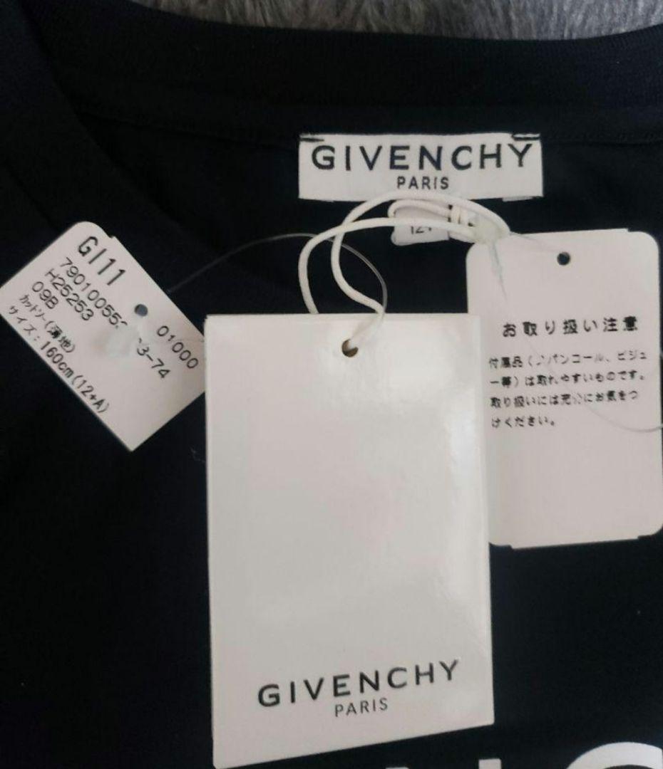 ジバンシィ　キッズ　ロゴT シャツ 12+　GIVENCHY　レディース　メンズ