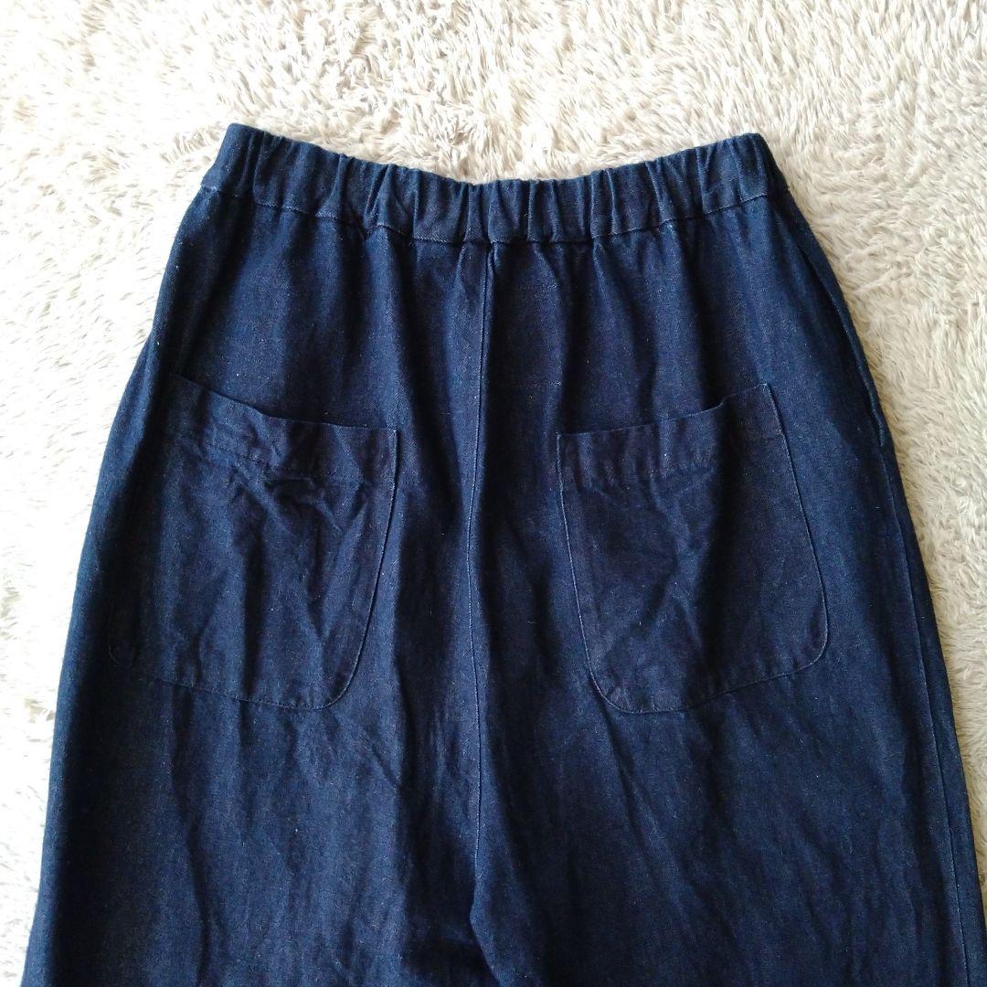 No18 ohako コットンリネンデニムボールパンツ - メルカリ