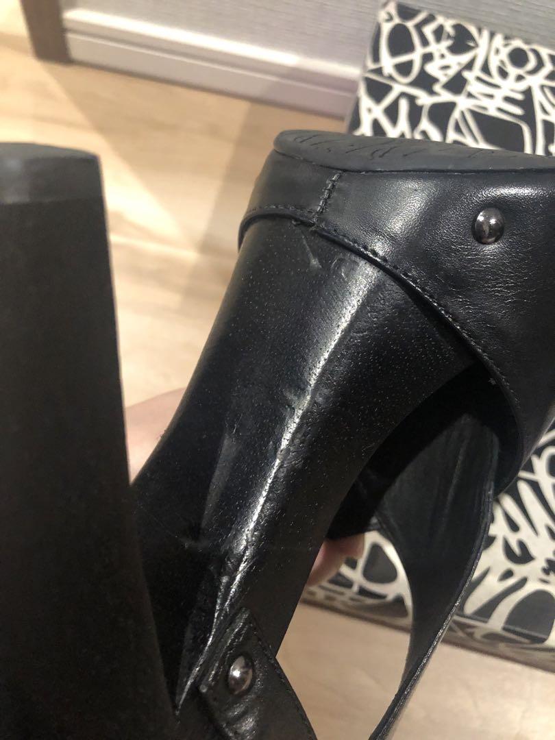 Diane von furstenberg ヒール サイズ6 レザー 画像9