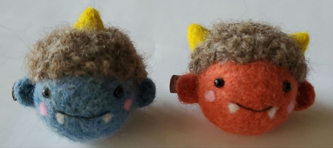 羊毛フェルト 桃太郎