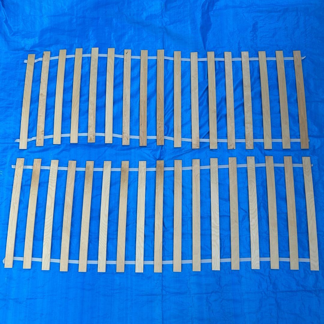 【直接引取限定】IKEA イケア タルヴァ 木製 ダブルベッドフレーム パイン材
