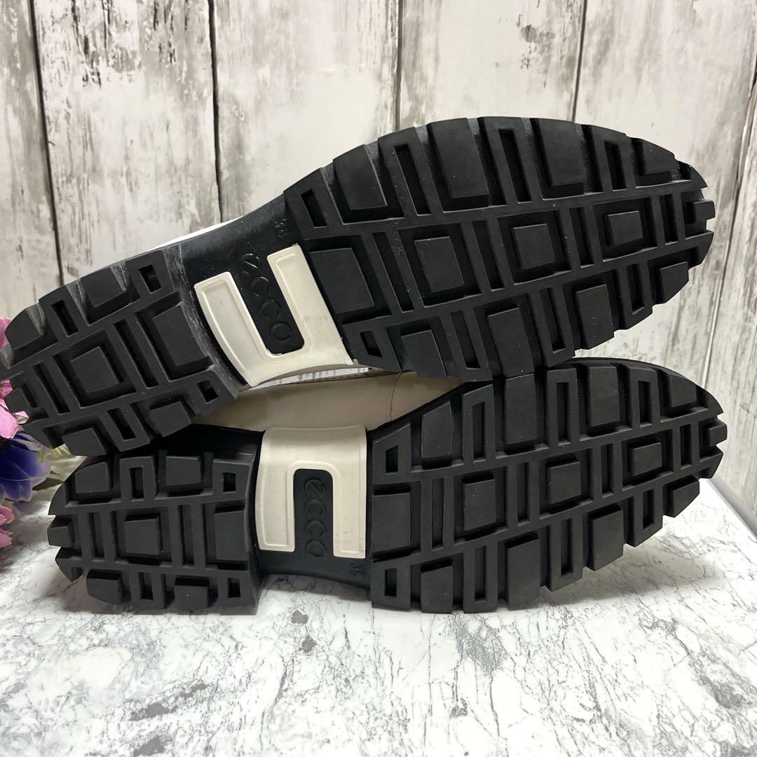極美品❤️ecco コインローファー 厚底 コンフォート スリッポン (36) 極美品❤️ecco コインローファー 厚底 コンフォート スリッポン