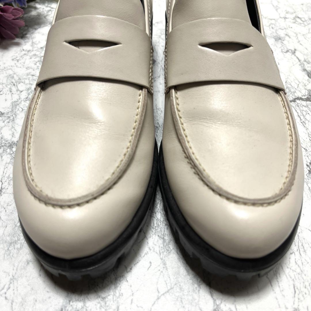 極美品❤️ecco コインローファー 厚底 コンフォート スリッポン