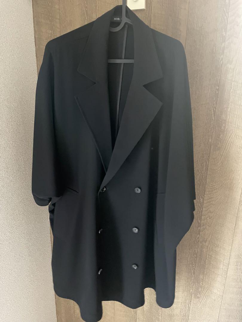 NO ID. ドルマンハーフスリーブダブルブレストポンチョ