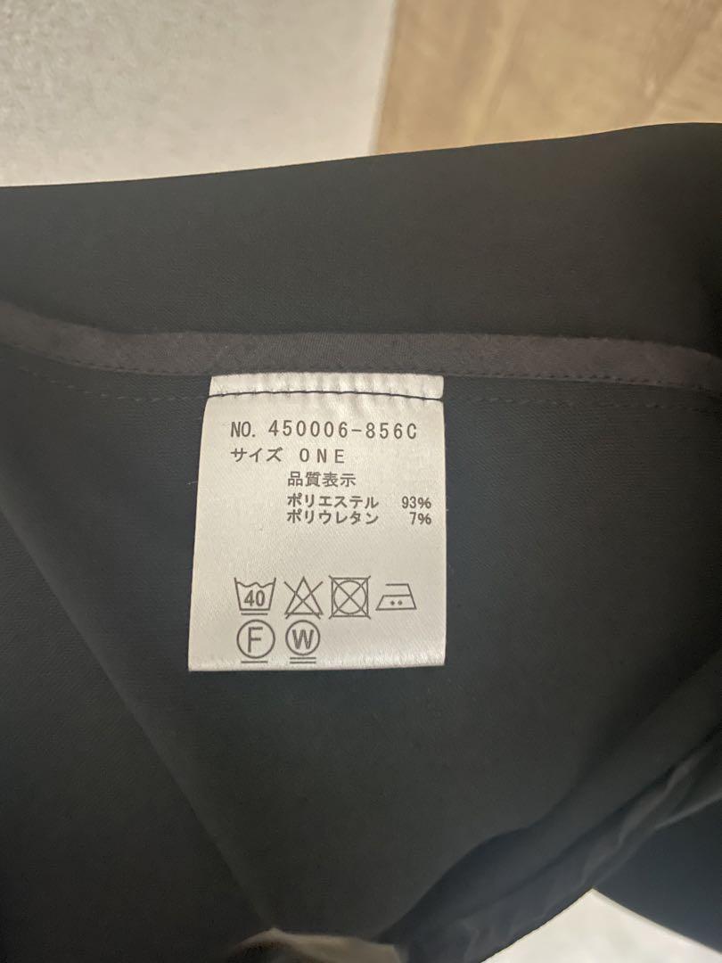 NO ID. ドルマンハーフスリーブダブルブレストポンチョ