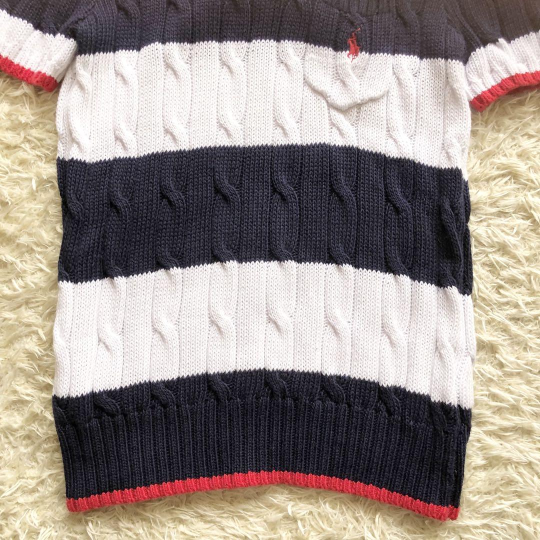 POLO RALPH LAUREN♪半袖ケーブルニットセーター