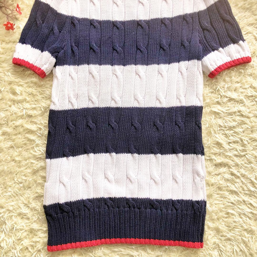 POLO RALPH LAUREN♪半袖ケーブルニットセーター