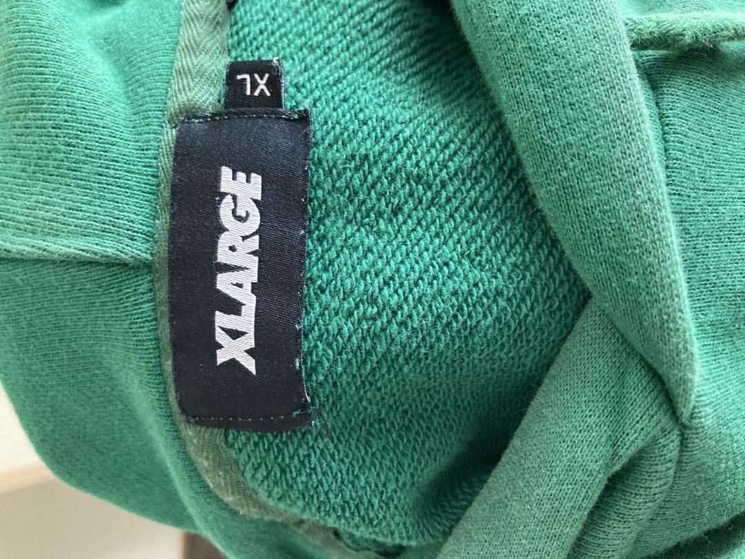 XLARGE フーディー スウェット (グリーン)