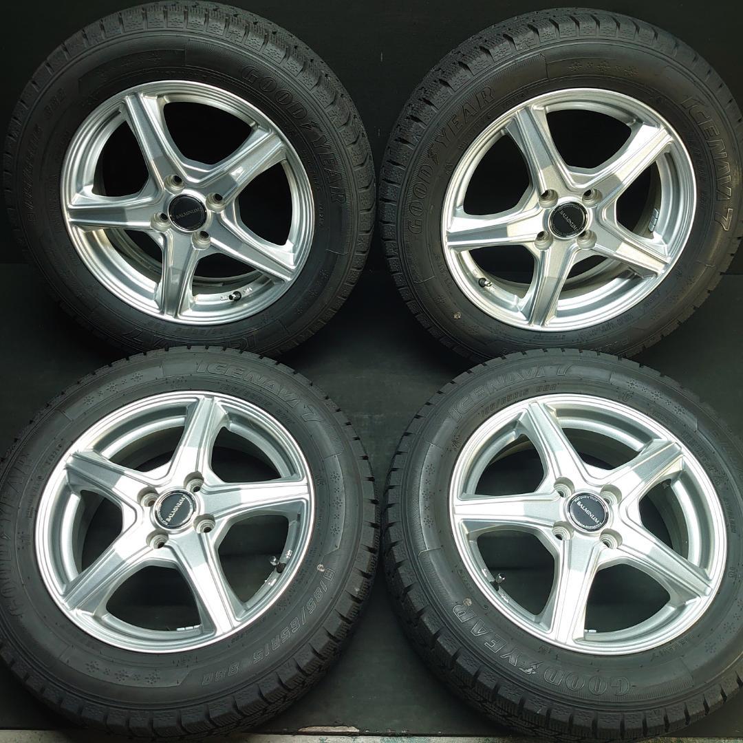 社外アルミ 185/65R15 デミオ アクア bB ノート ウイングロード