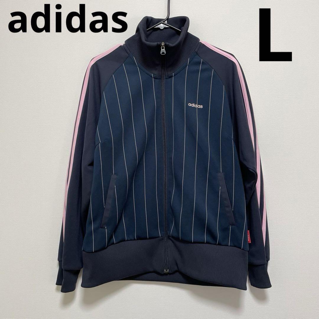 新品 adidas 黒 L オーバーサイズファイヤーバードトラック