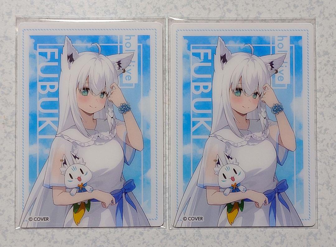 ホロライブ ローソン 白上フブキ フォト風カード - メルカリ