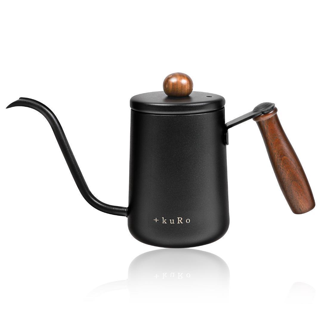 コーヒーポット ドリップポット 550ml IH対応 直火 ブラック