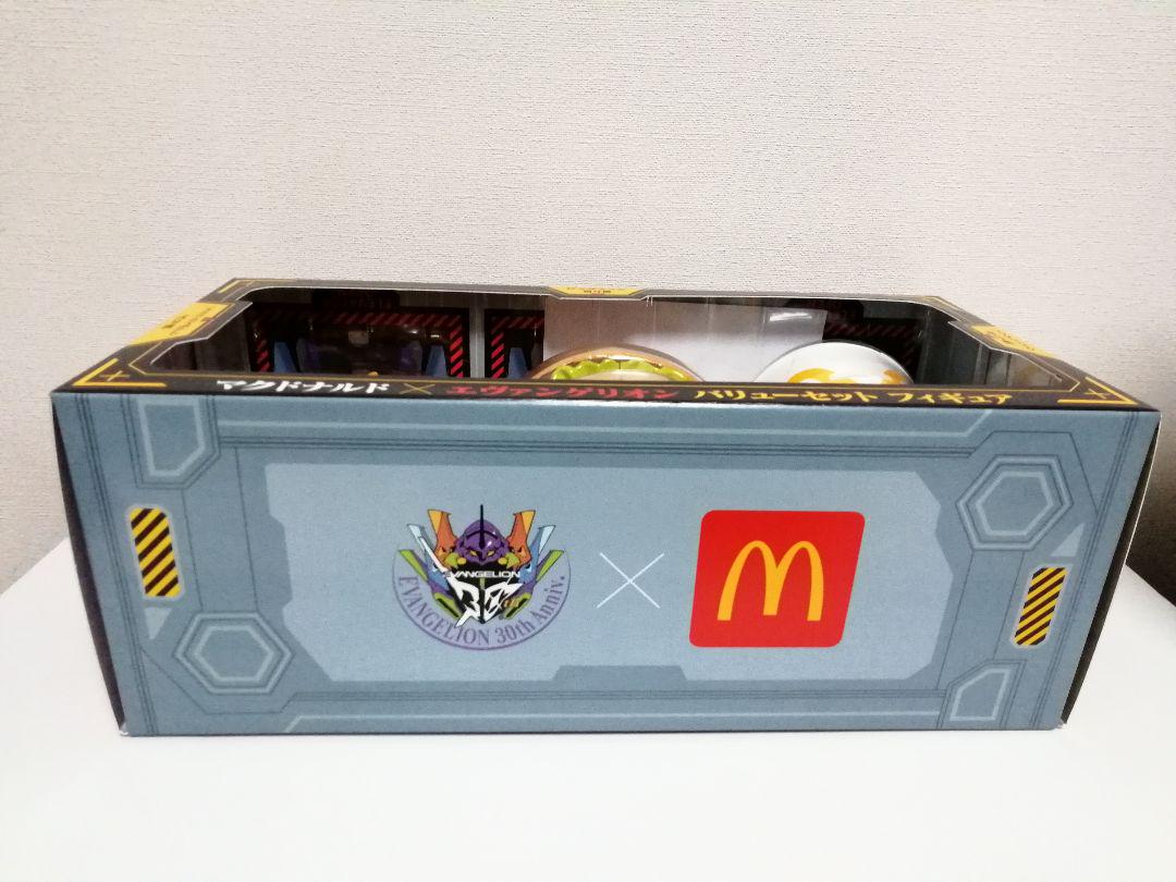 【未開封】マクドナルド × エヴァンゲリオン　バリューセットフィギュア　専用袋付