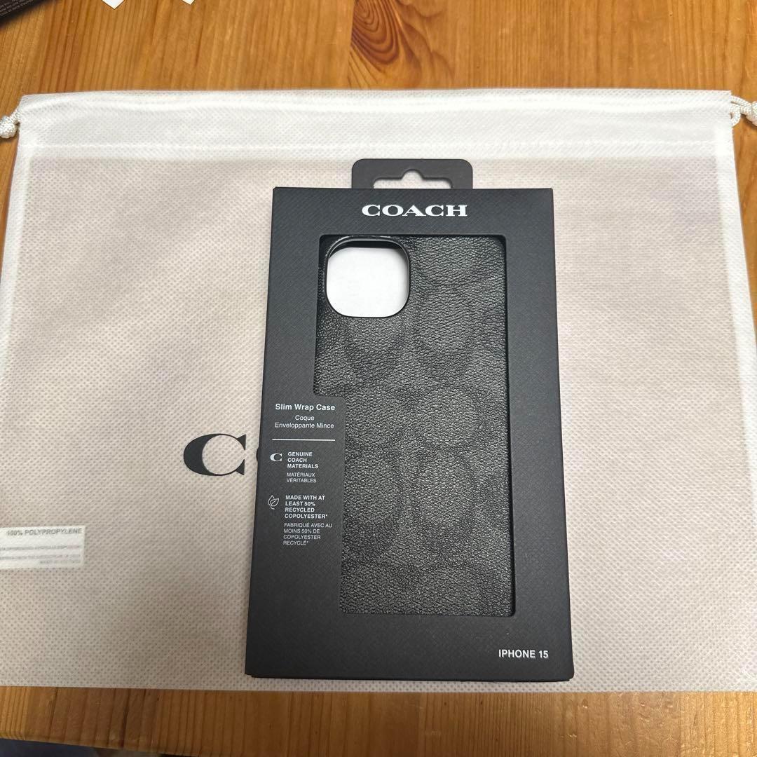 新品★COACH コーチ レザー iPhone 15 ケース スマホケース Amazon.co.jp: [Coach] iPhone 15 Plus ケース Leather Slim