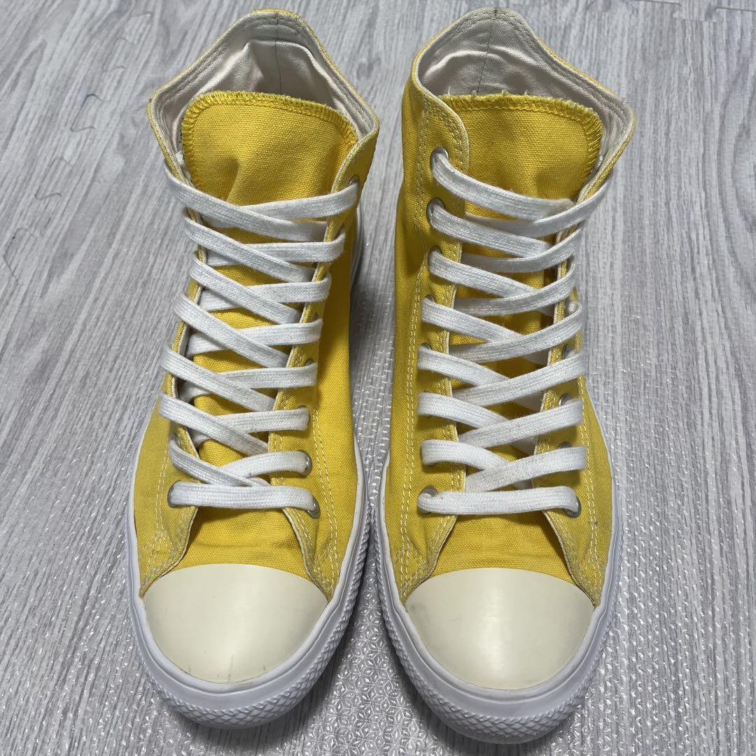 Converse All Star ライト ハイカットスニーカー イエロー29
