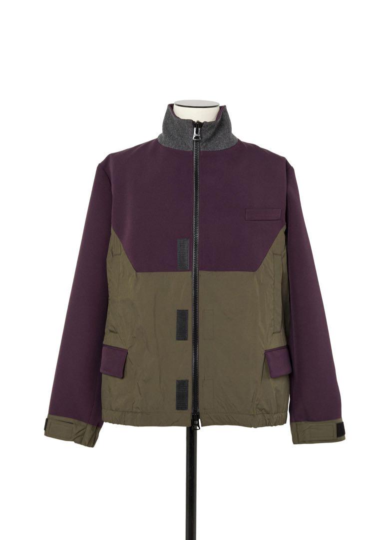 ジャケット・アウター sacai 25SS Matelasse Twill Mix Blouson org.jpg