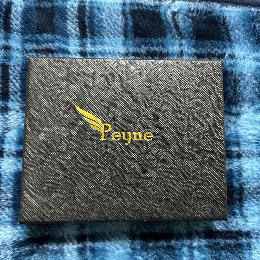 Peyne カーボンファイバー風 二つ折り財布