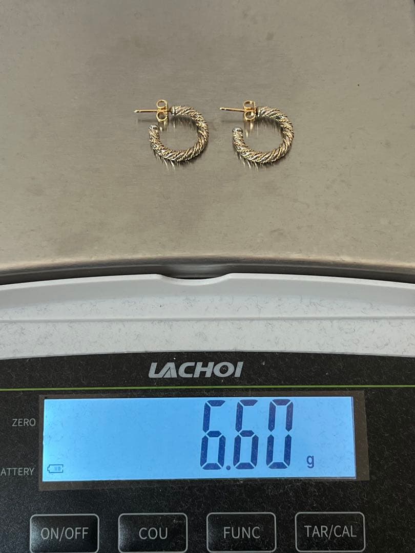 ティファニー TIFFANY ツイスト フープ ピアス SV YG コンビ 希少 ティファニー TIFFANY ツイスト フープ ピアス SV YG コンビ 希少