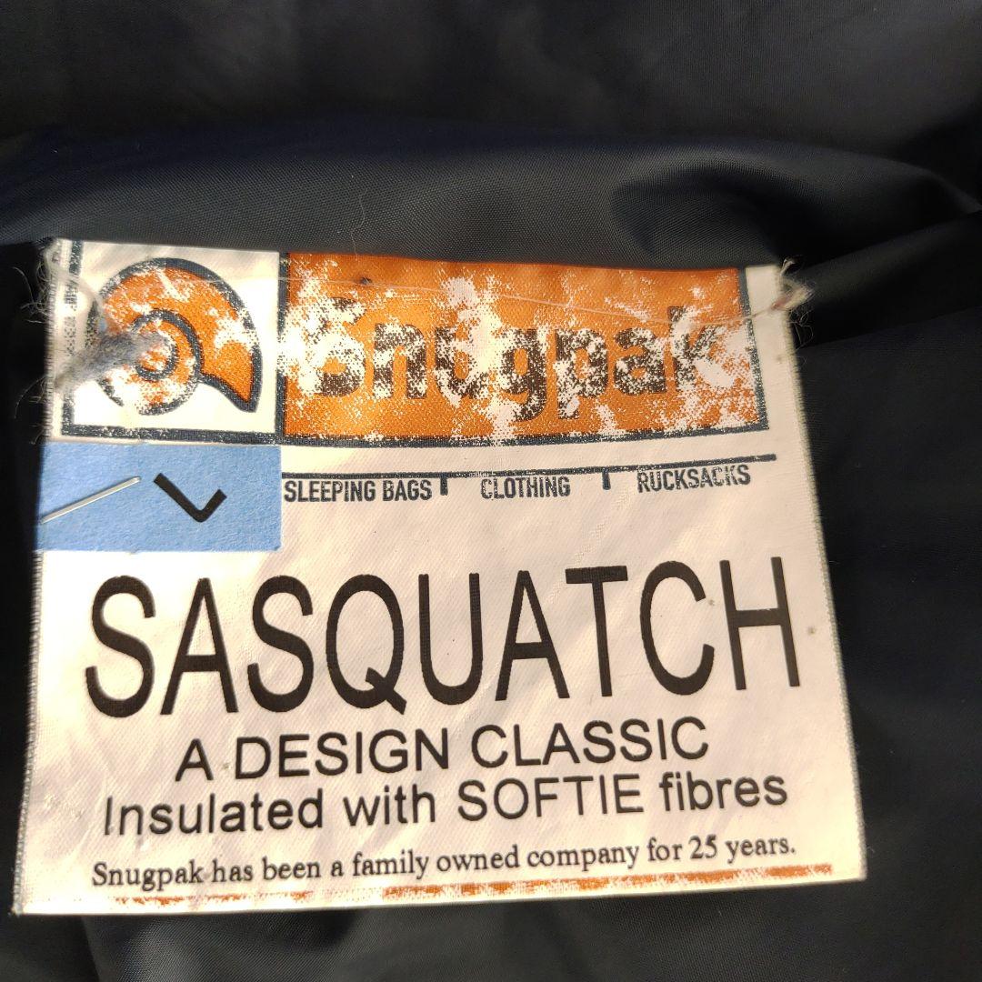 【廃盤　希少！ 】スナグパック　サスカッチ　L　モンスターパーカー　収納袋付き