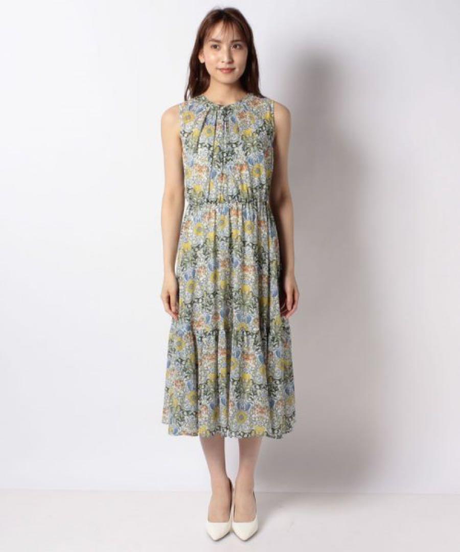 美品 ANAYI アナイ 2021SS ワンピース 36