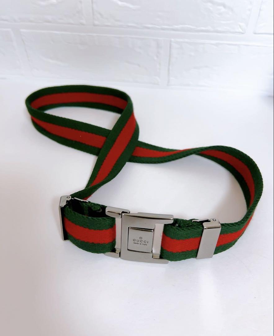 グッチ　GUCCI ベルト　シェリーライン　布製