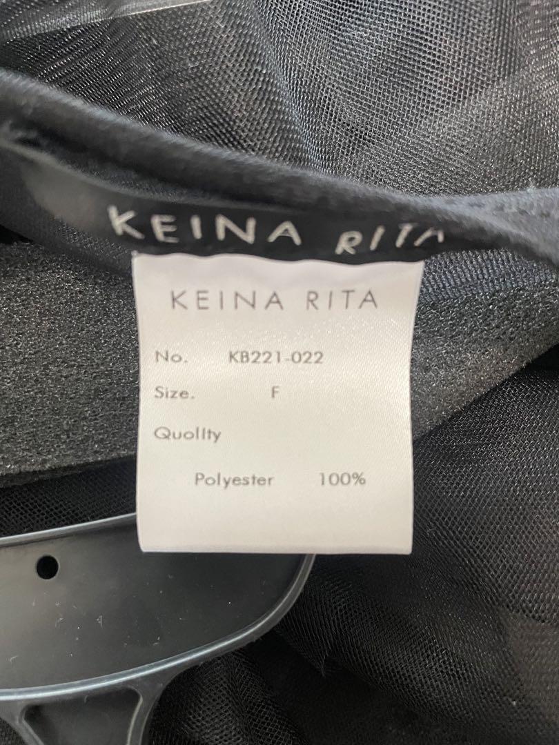 半額ストア 新品未使用 KEINARITA ケイナリタ スワン チュール ブラウス トップス