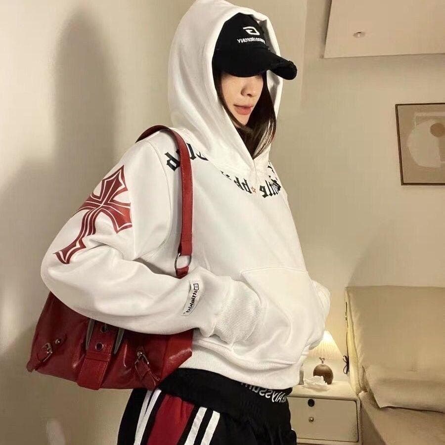 クロムハーツ　 クロップドパーカー ホワイト