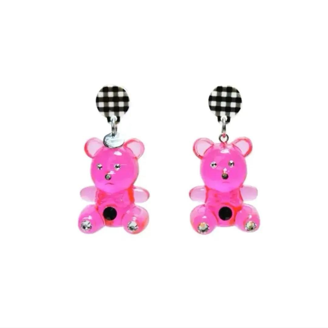 Claude Emma Pink Gummy Bear ピアス