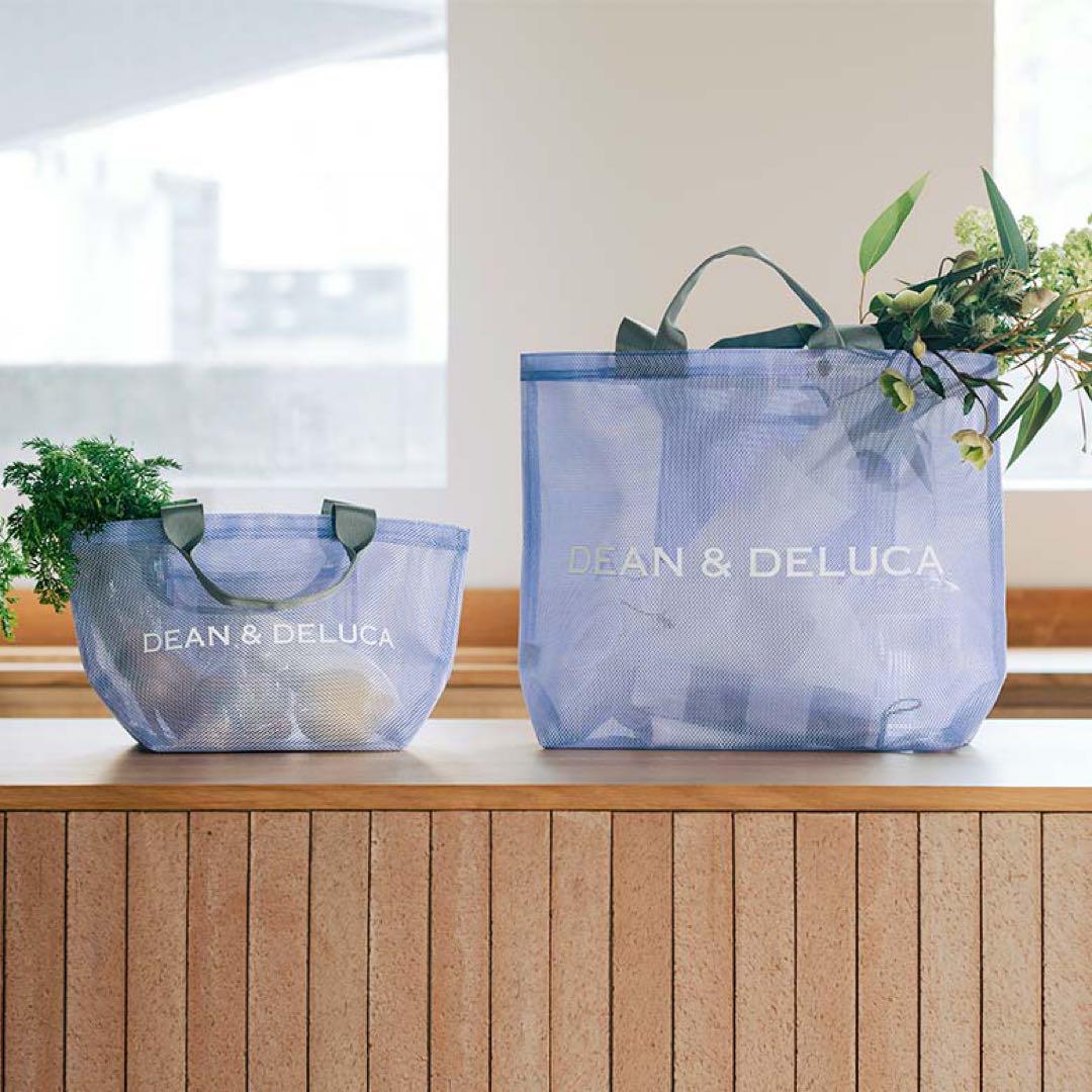 DEAN&DELUCA メッシュトートバッグ ライラック S L 2個セット