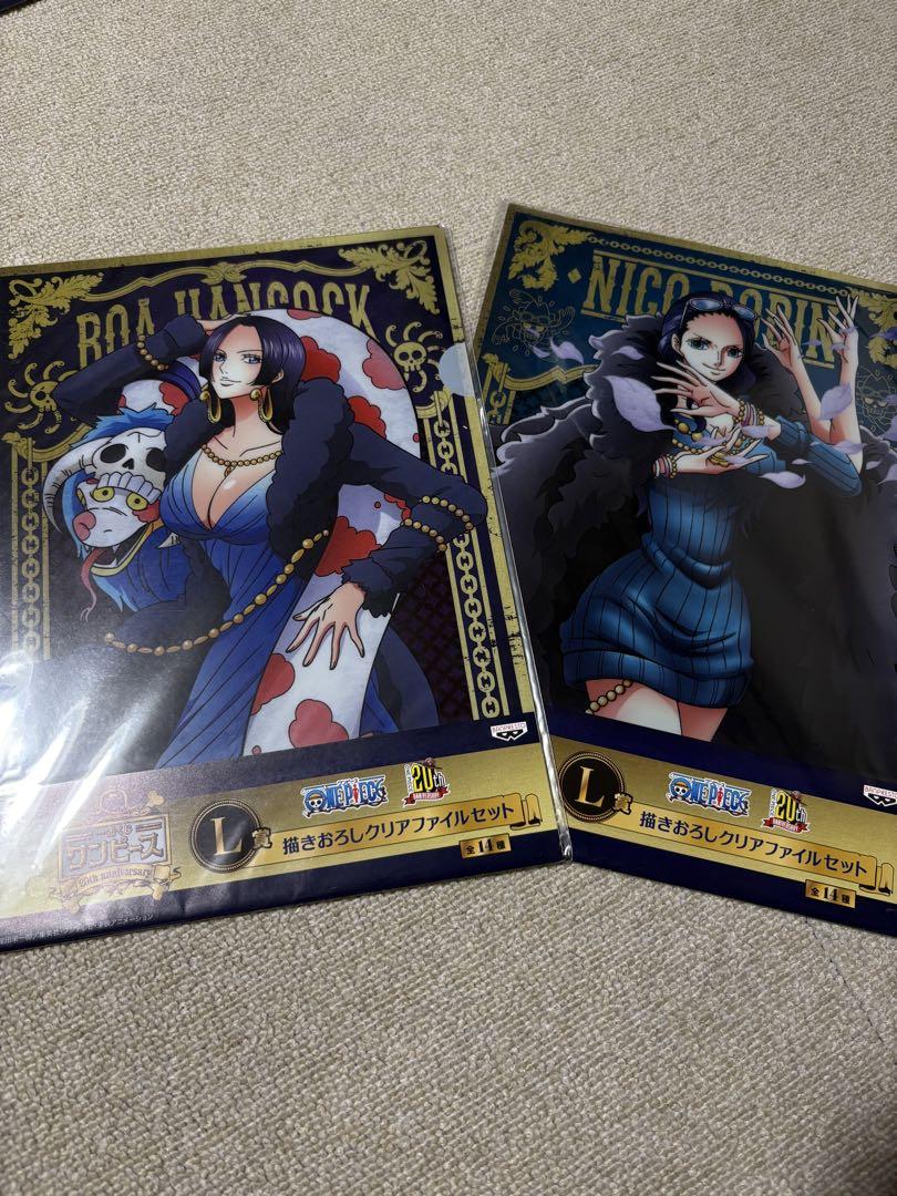 【ONE PIECE】一番くじ20th anniversaryクリアファイル ☆ 一番くじ ワンピース ONE PIECE 20th Anniversary L賞 A4