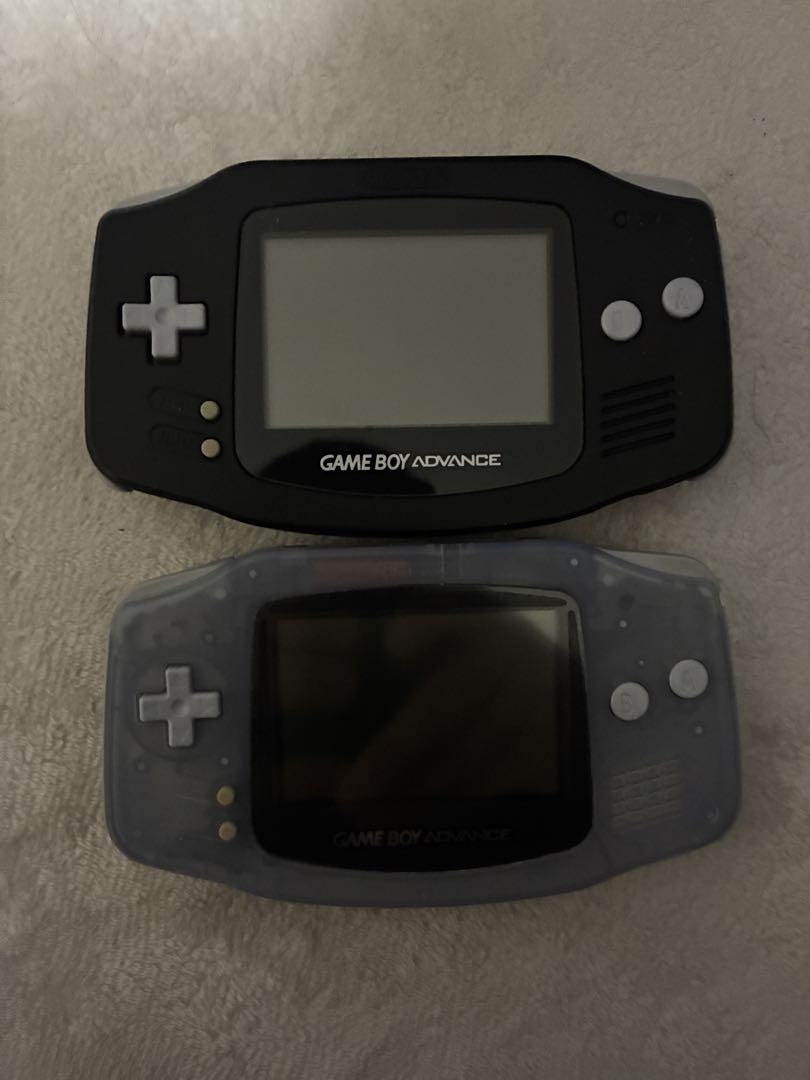 ジャンク品　ゲームボーイアドバンス 本体 ブラック　ミルキーブルー