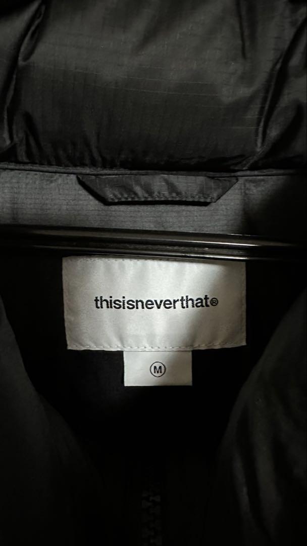 thisisneverthat ブラック ダウンベスト M