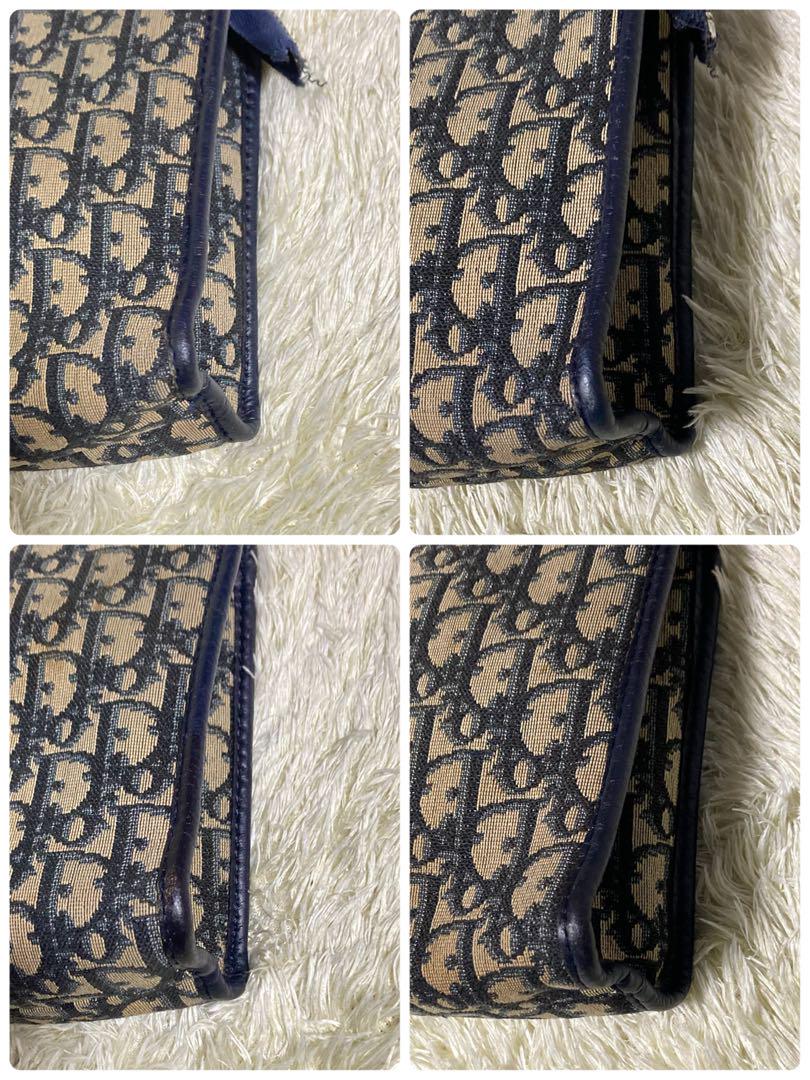 Christian Dior セカンドバッグ トロッター ビンテージ キャンバス
