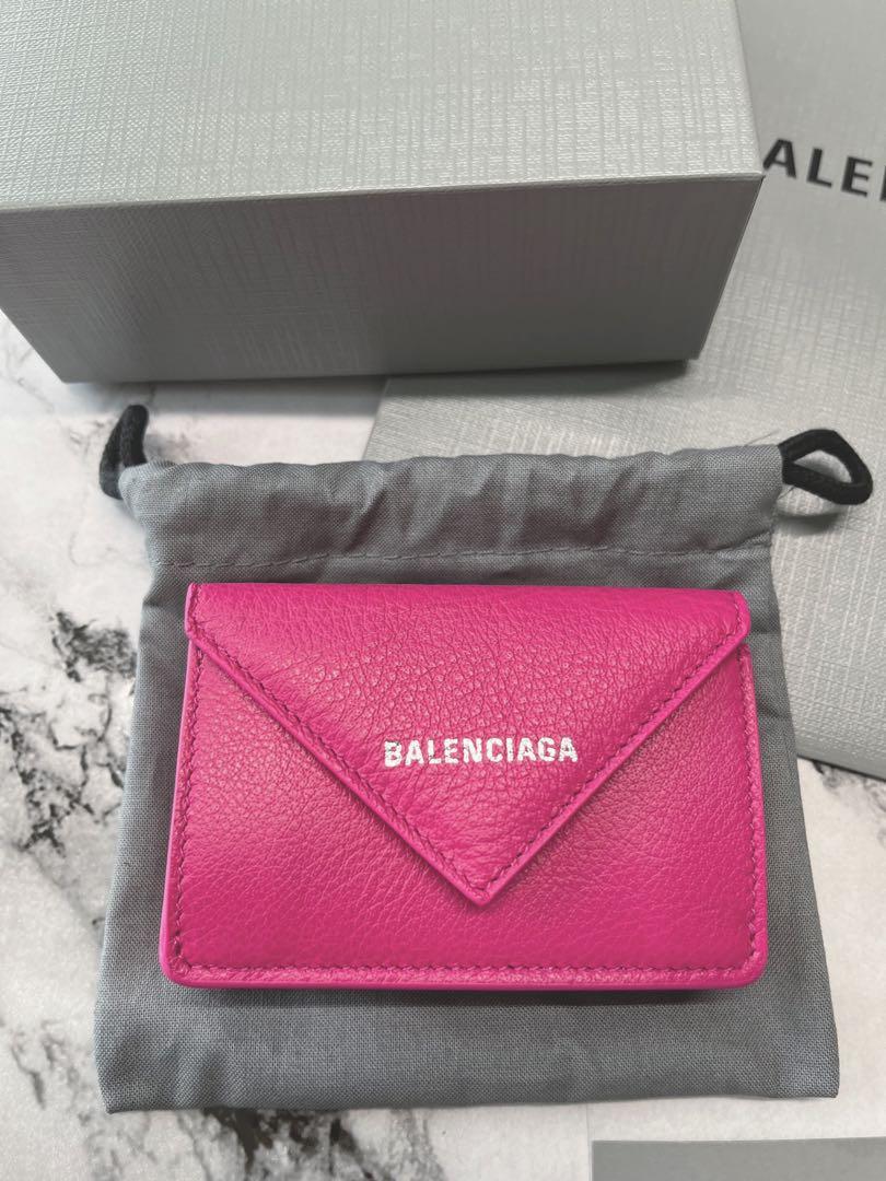 【新品未使用】BALENCIAGA バレンシアガ ペーパーミニウォレット