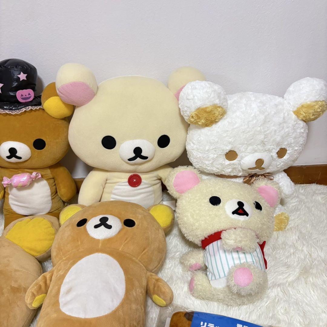 リラックマ　コリラックマ　ぬいぐるみ　サンエックス　クッション
