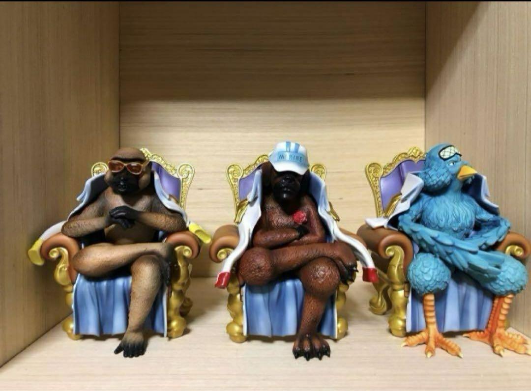 ワンピース　三大将　動物フィギュア　海外 三大将 動物フィギュア 海外フィギュア ONE PIECE ワンピース