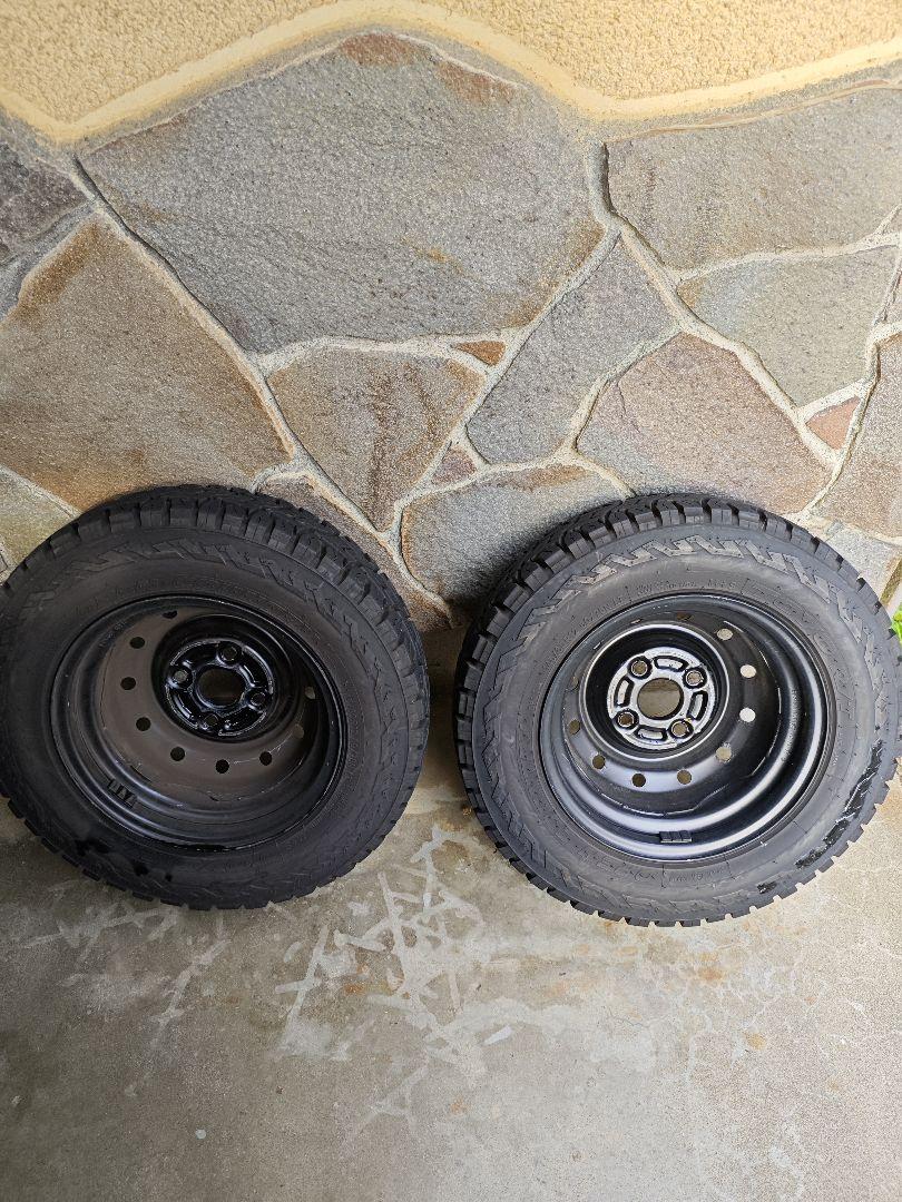 送料無料 鉄チン TOYO オープンカントリーRT 145/80R12 2本 ②