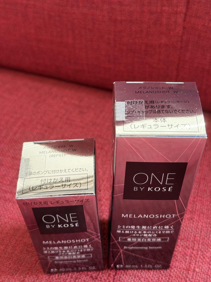 ONE BY KOSÉ メラノショット40mLと詰め替え用40mLの２本セット