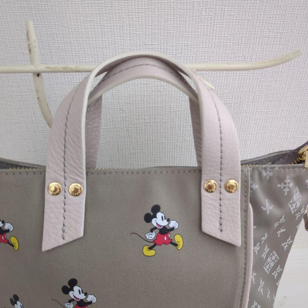 新品タグ付】ラシット□ディズニーコラボ 2wayバッグ ミッキー