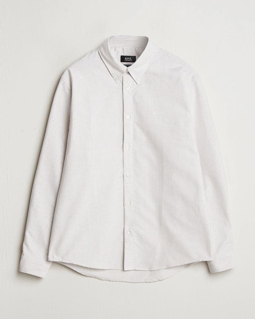 A.P.C Greg Striped Oxford Shirt
