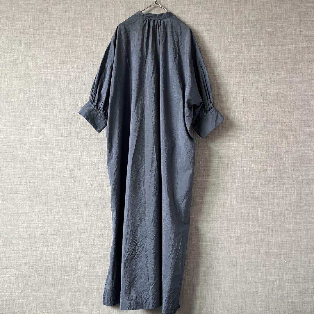 美品 デプレ トゥモローランド 定価3,5万円 バンドカラーワンピース シルク