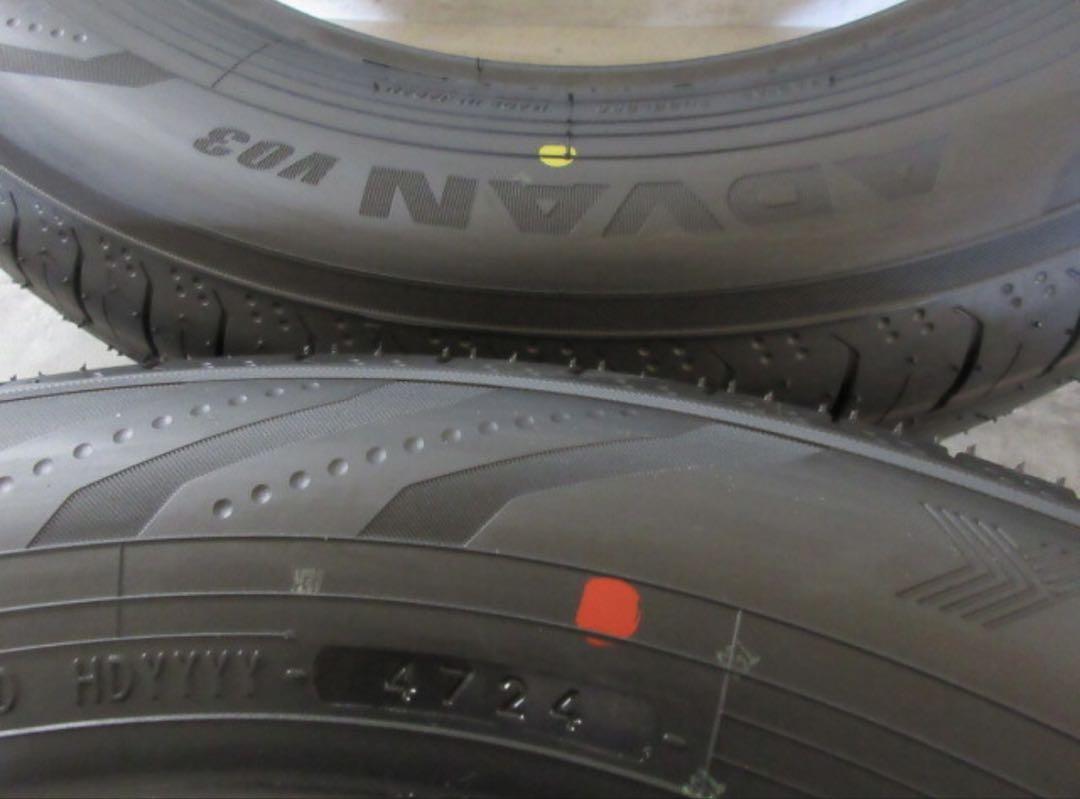 新車外し4本YOKOHAMA ADVAN (2024) 225/60R18