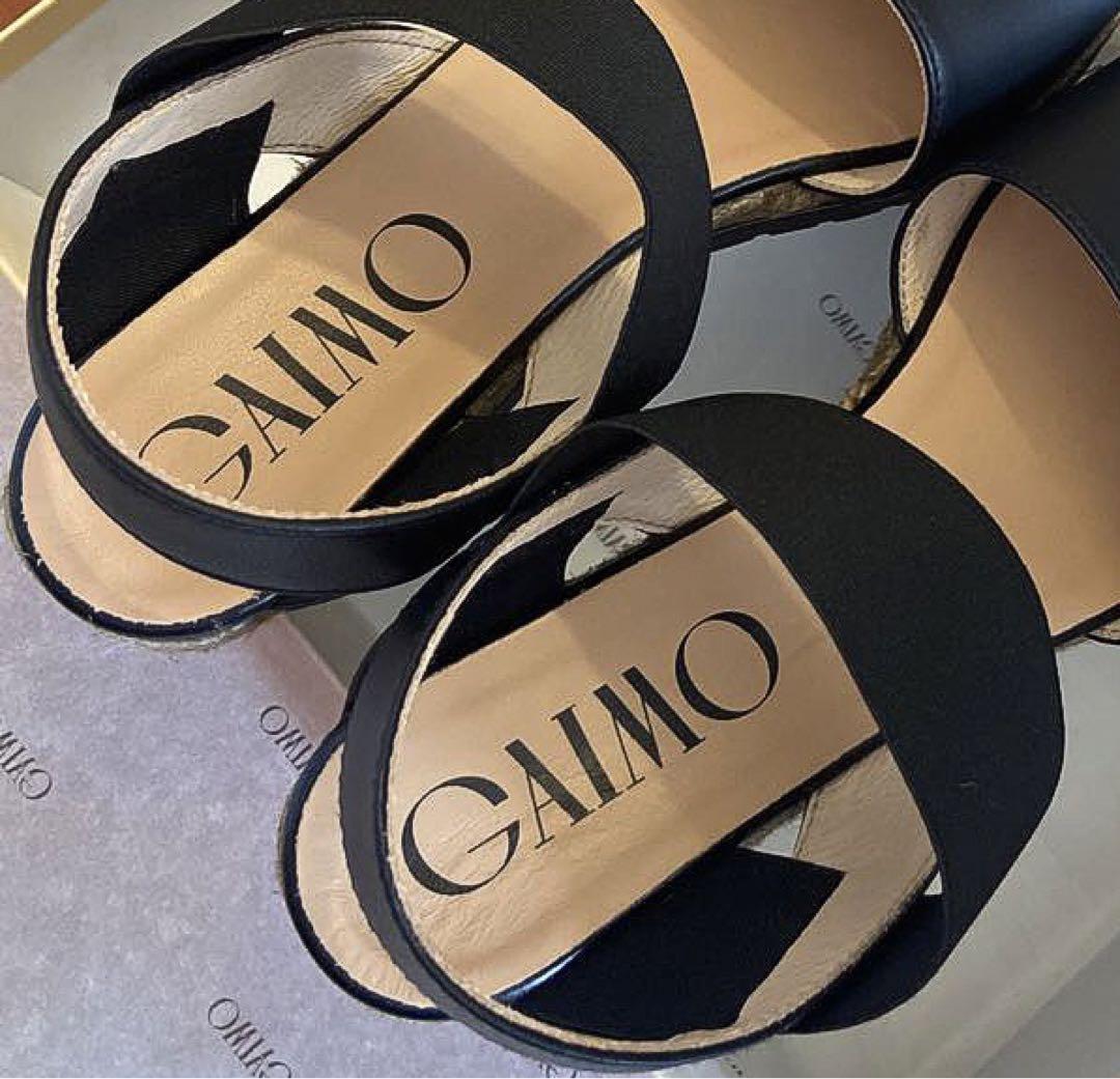 新品✨39サイズ gaimo エラスティックダブルソールサンダル