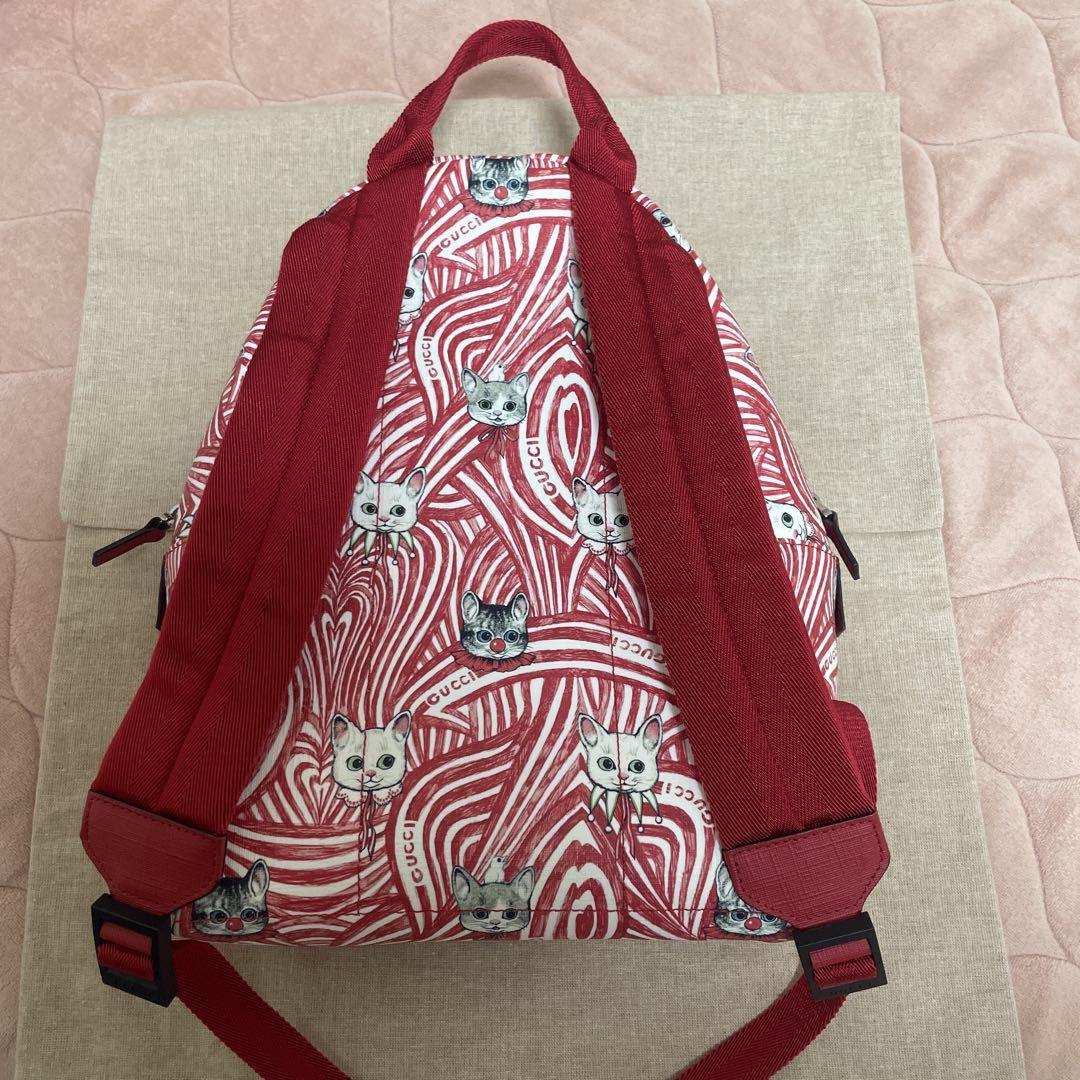 GUCCI チルドレン キッズ ヒグチユウコ リュック バッグ ねこ 猫 画像3