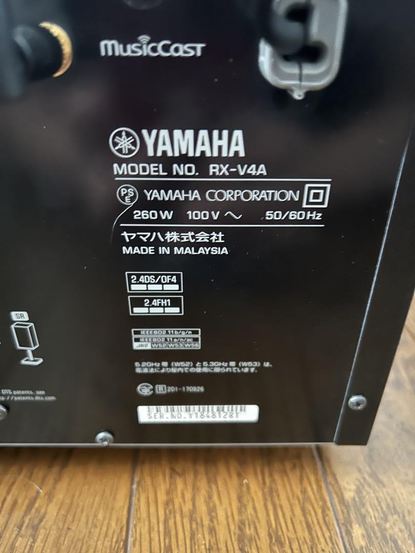ヤマハYAMAHA - RX-V4A（5.1ch・AVレシーバー）超美品