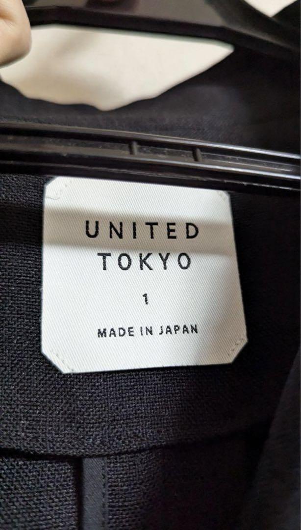 UNITED TOKYO ブラック トレンチコート