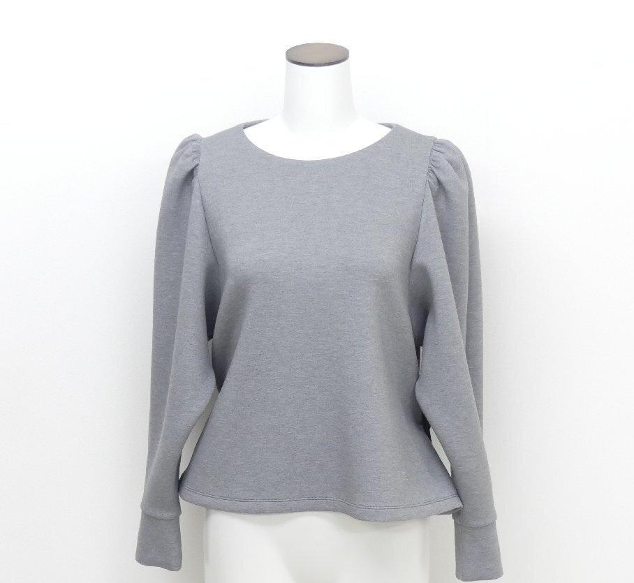 未使用に近い☆FOXEY/フォクシートップ エレガントバックフレア2